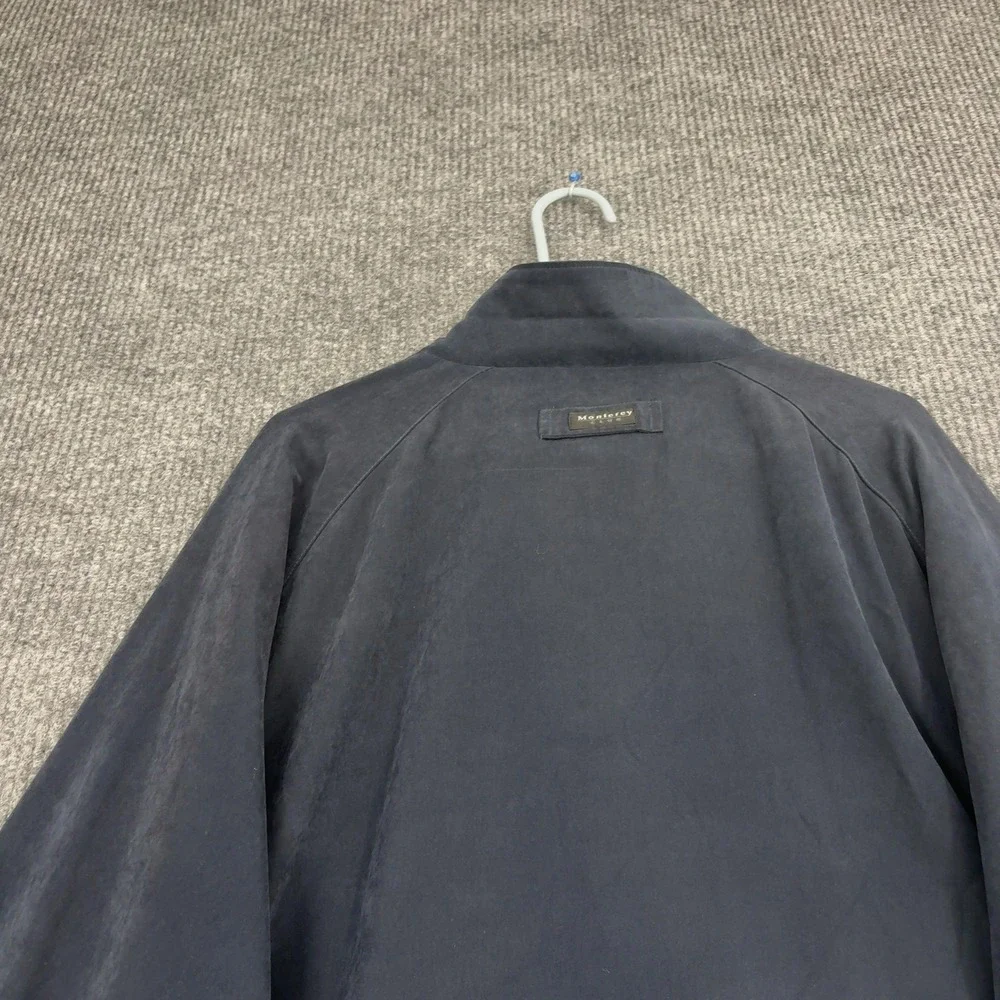 Bass River Bayberry Hills Monterey Club Jacket Mens XXL Blue Polyester Golf Gorp